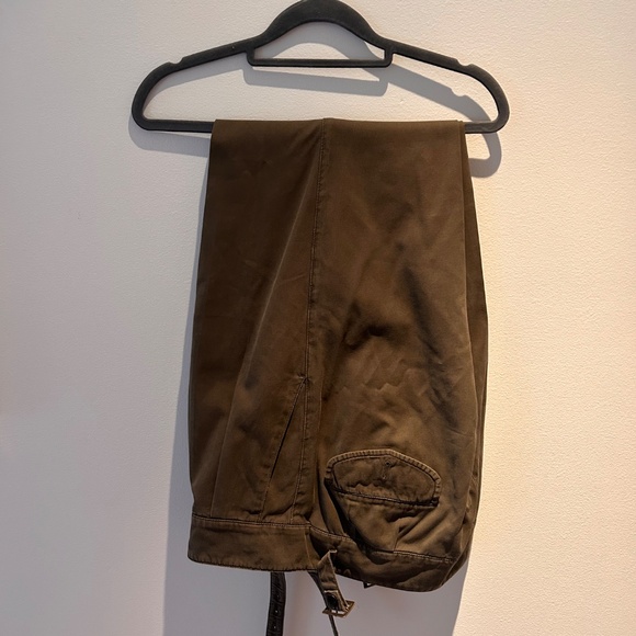 Rubinacci Napoli olive Gurkha trousers - Picture 2 of 7